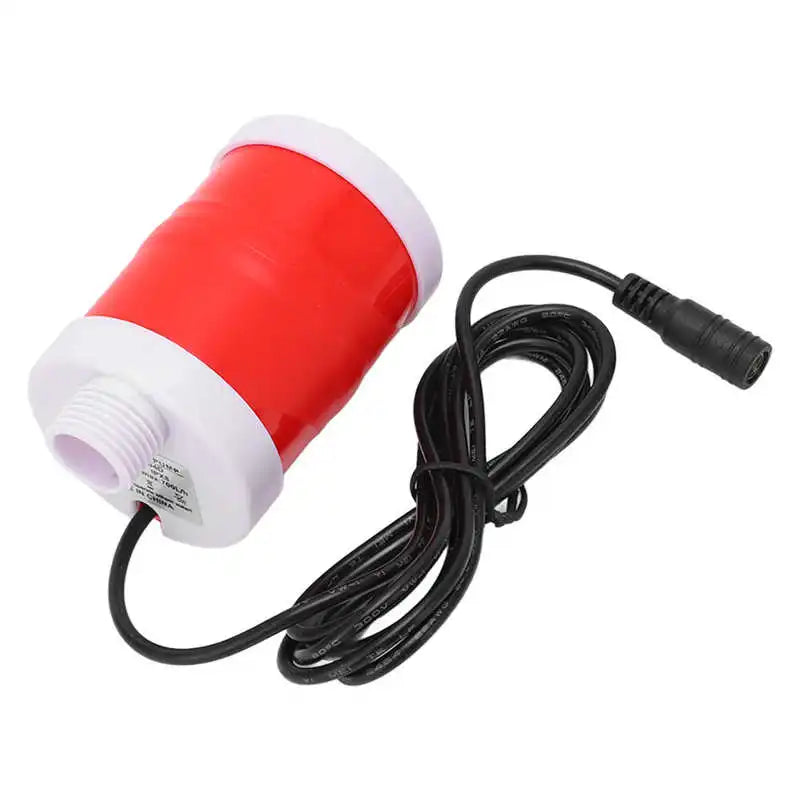 Submersible Water Pump with 6M Discharge Lift, DC Brushless Motor, 12V, 20W, 700L/H, Low Noise Operation