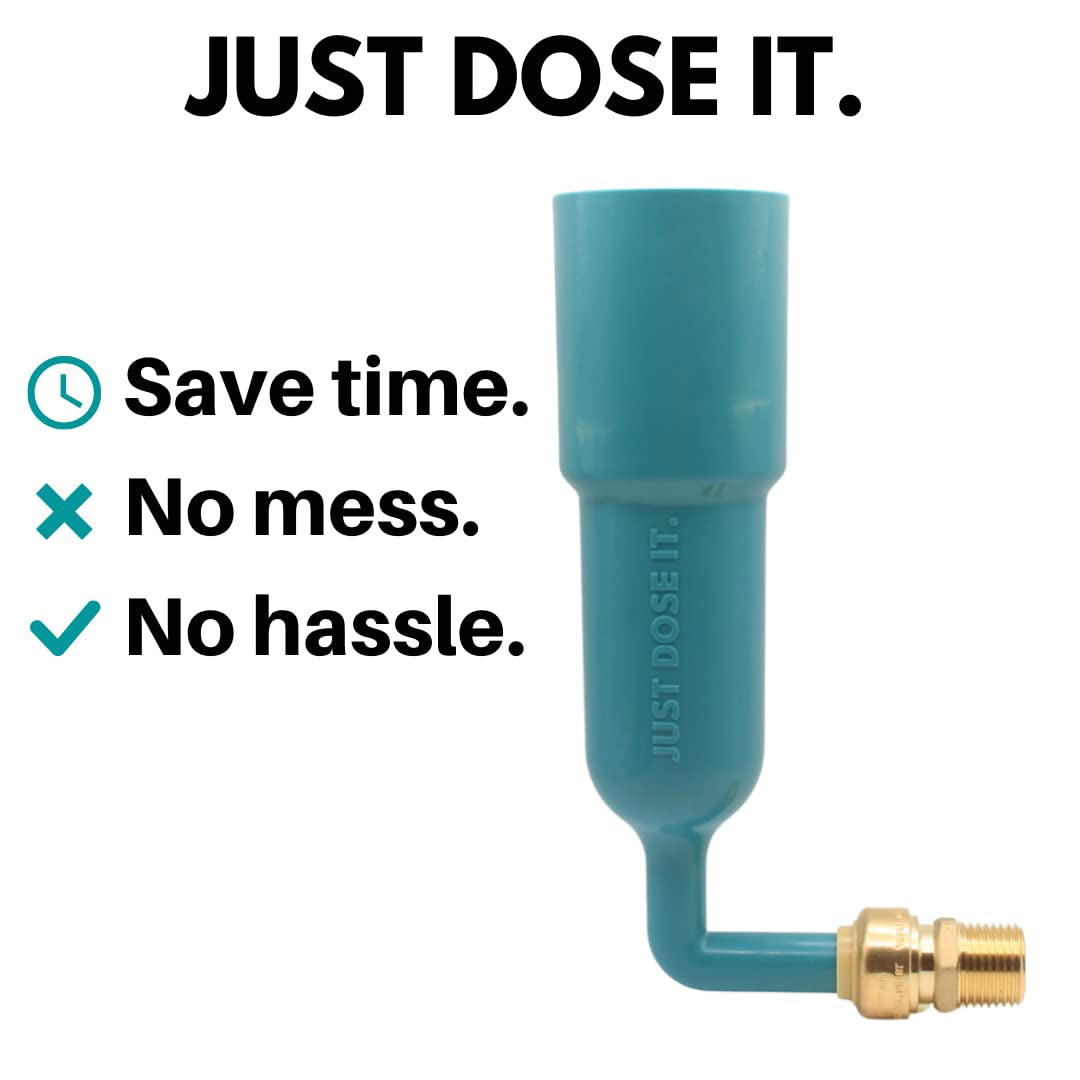 Just Dose It Central Heating Dosing Tool, Radiator Dosing Funnel - for Adding Chemicals like Fernox Central Heating Inhibitor, Sludge Remover, Leak Sealer & Sentinel X100