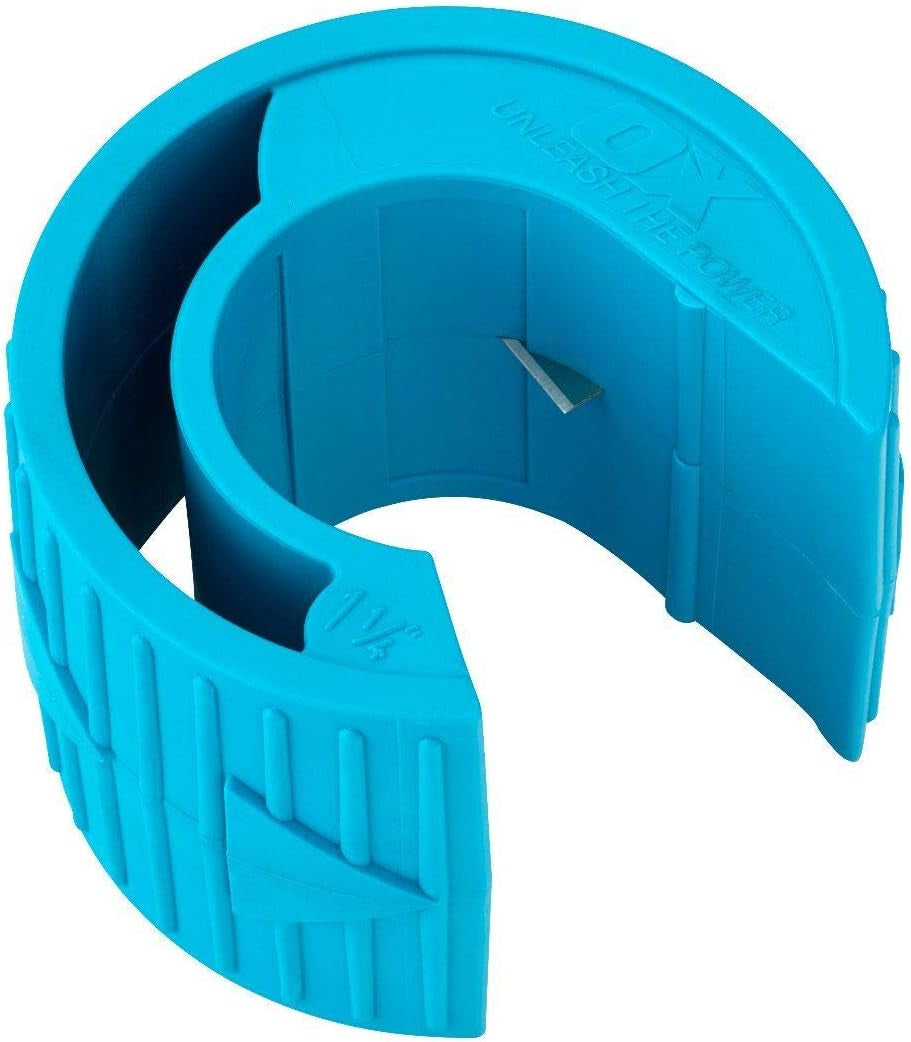 OX Pro POLYZIP Plastic Pipe Cutter 35Mm, Blue