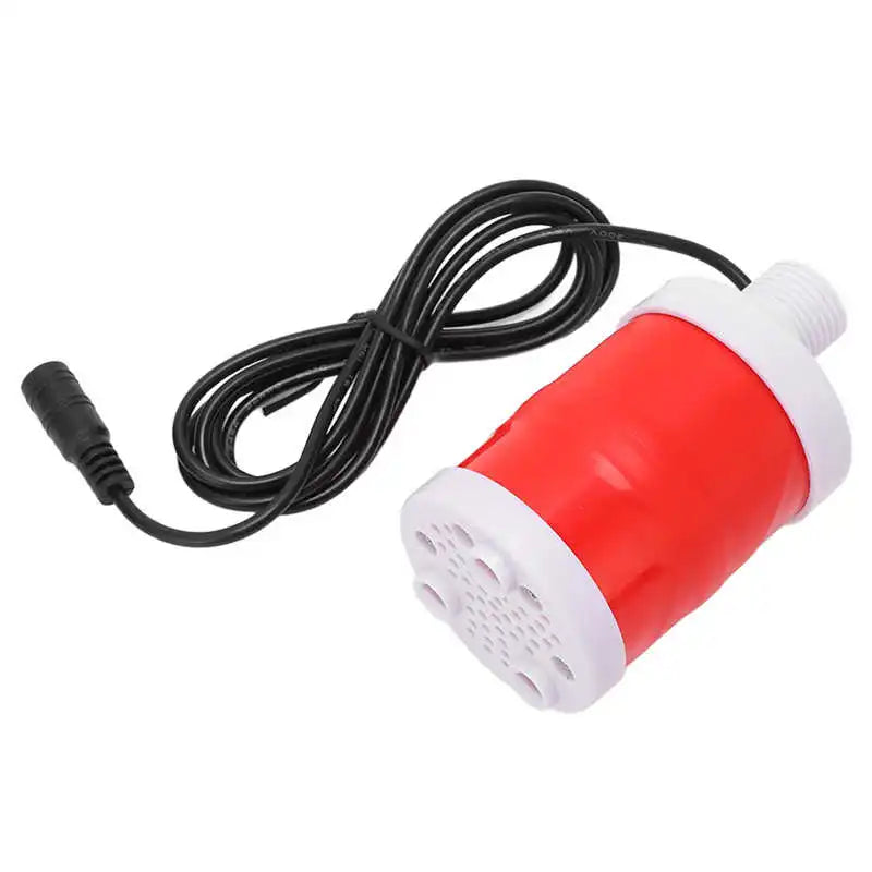 Submersible Water Pump with 6M Discharge Lift, DC Brushless Motor, 12V, 20W, 700L/H, Low Noise Operation