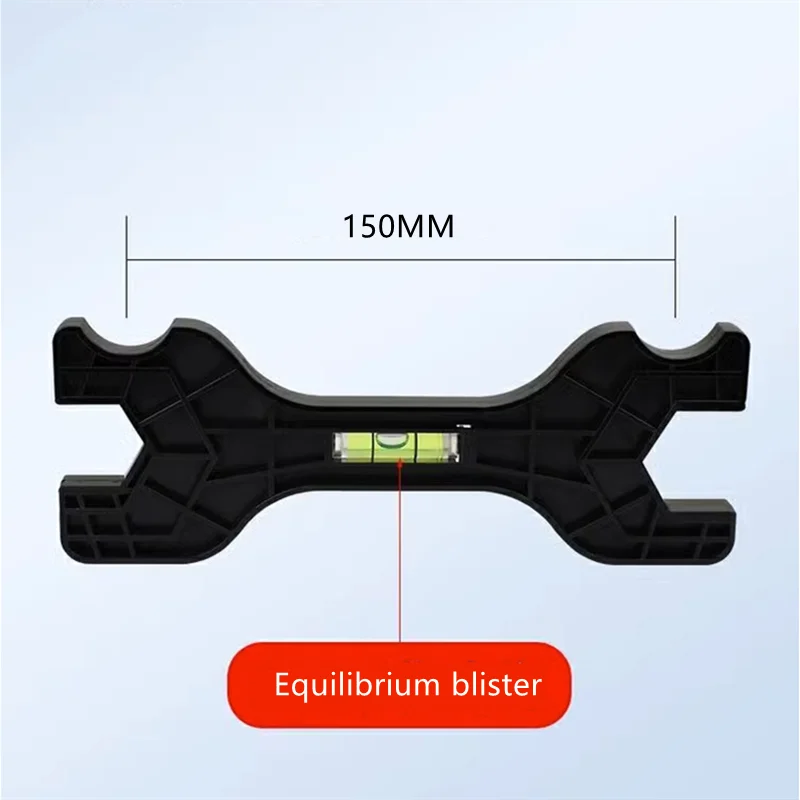 Multifunctional Dual-Headed Wrench with Integrated Level for Plumbing Repairs and Household Faucet Maintenance