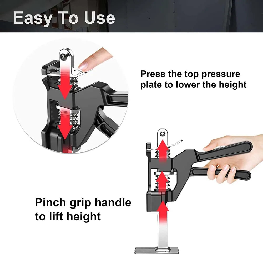 New Hand Lifting Tool Labor-Saving Arm Jack Door Panel Drywall Lifting Cabinet Board Lifter Tile Height Adjuster Elevator Tools