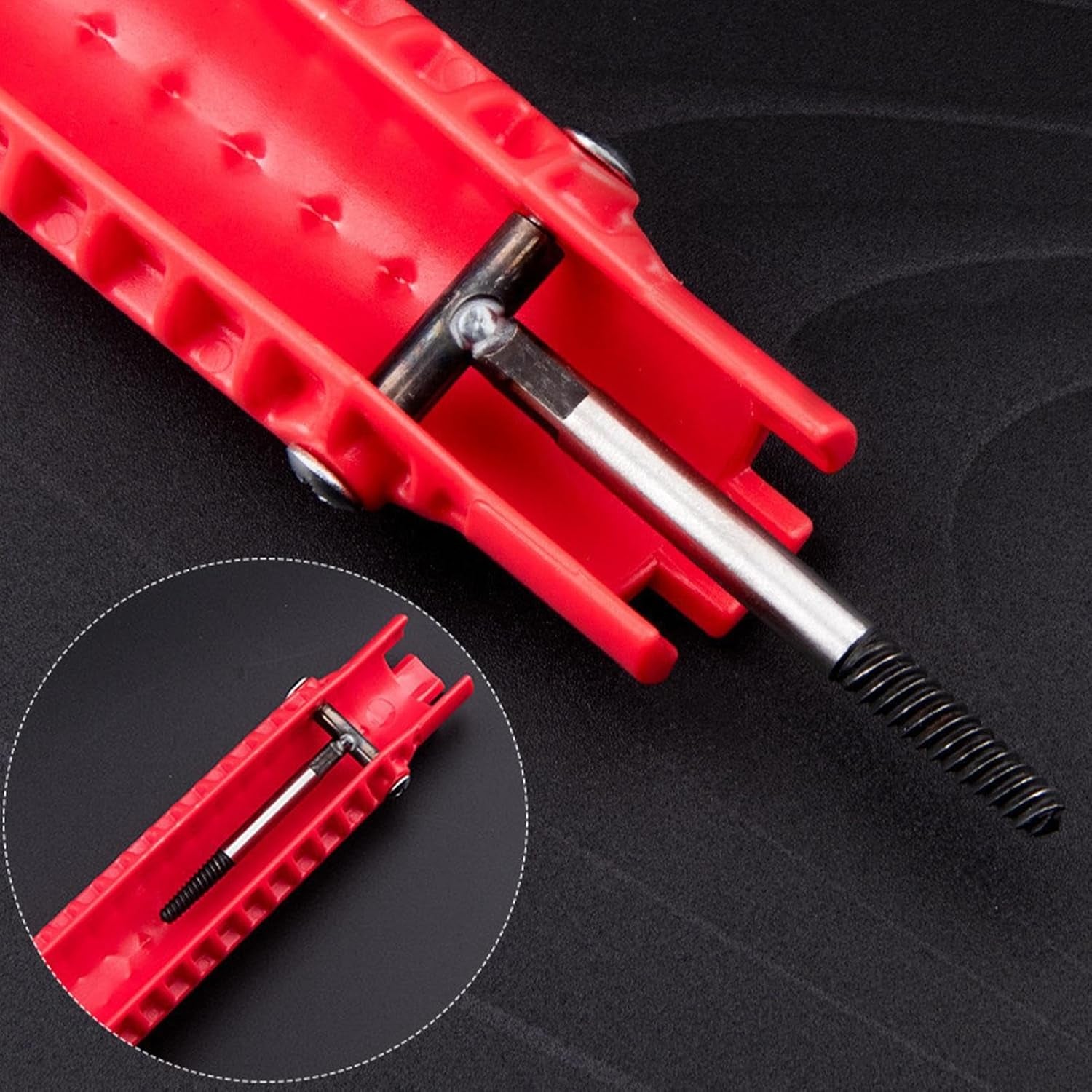 14 in 1 Tap Spanner Tool - Tools Tap Spanner Kit,Multi Tool Tap Spanner,Tools Tap Backnut Spanner Set,Kitchen Tap Tool Nut Tightening Tube Spanner Back Sink Wrench,Tap Cartridge Valve Removal Tool